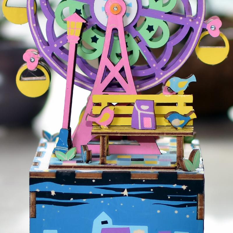 AM402 Ferris Wheel Music Box – Mô hình Hộp nhạc Vòng Đu Quay