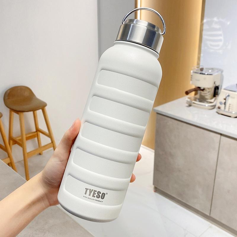 Bình giữ nhiệt có quai TYESO inox 304 cao cấp 1000ml, giữ được đồng thời nóng và lạnh trên 8H