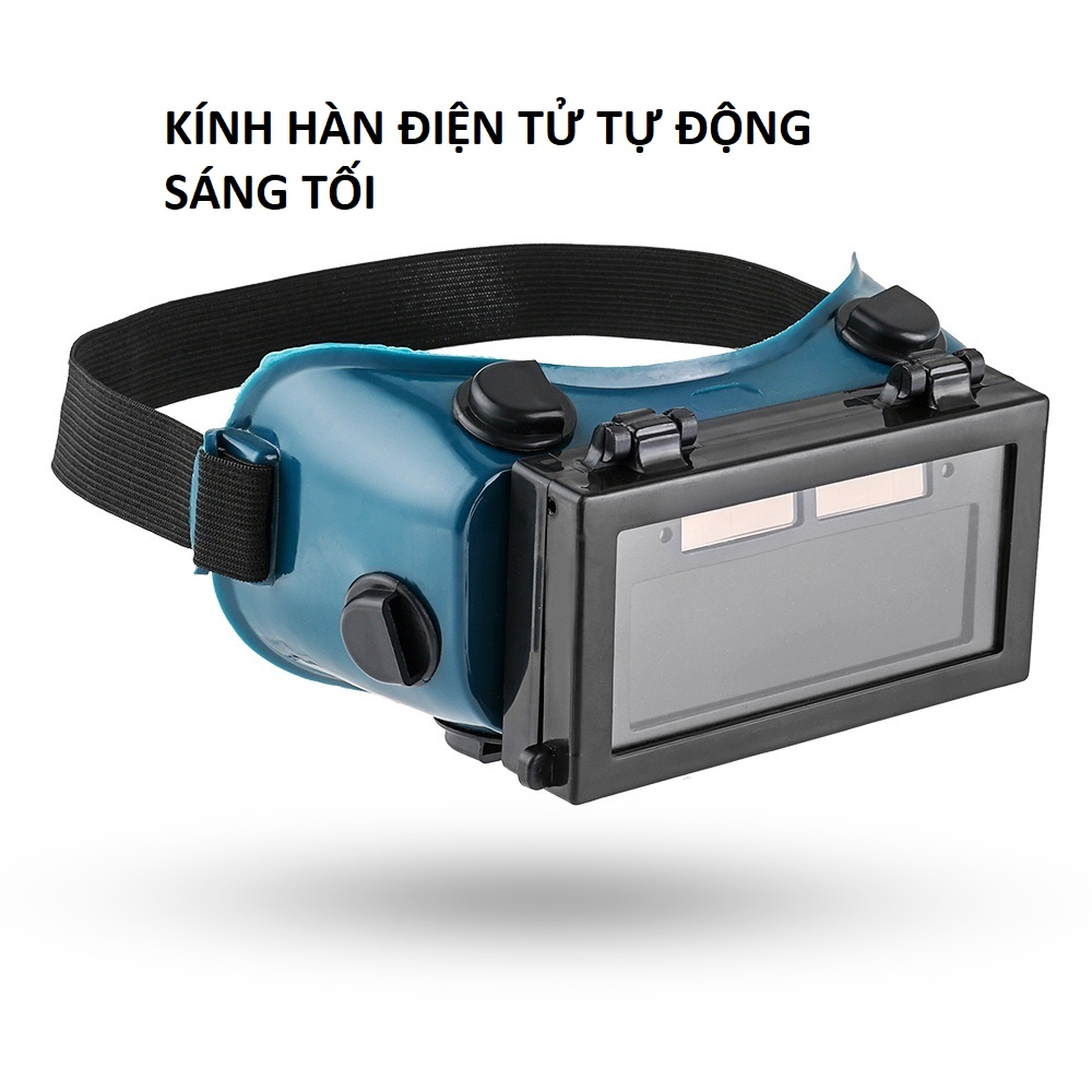 Kính hàn điện tử 2 lớp tự động sáng tối bảo vệ mắt, Kính cắt sắt chống bụi cao câp loại tốt hàng chất lượng cao