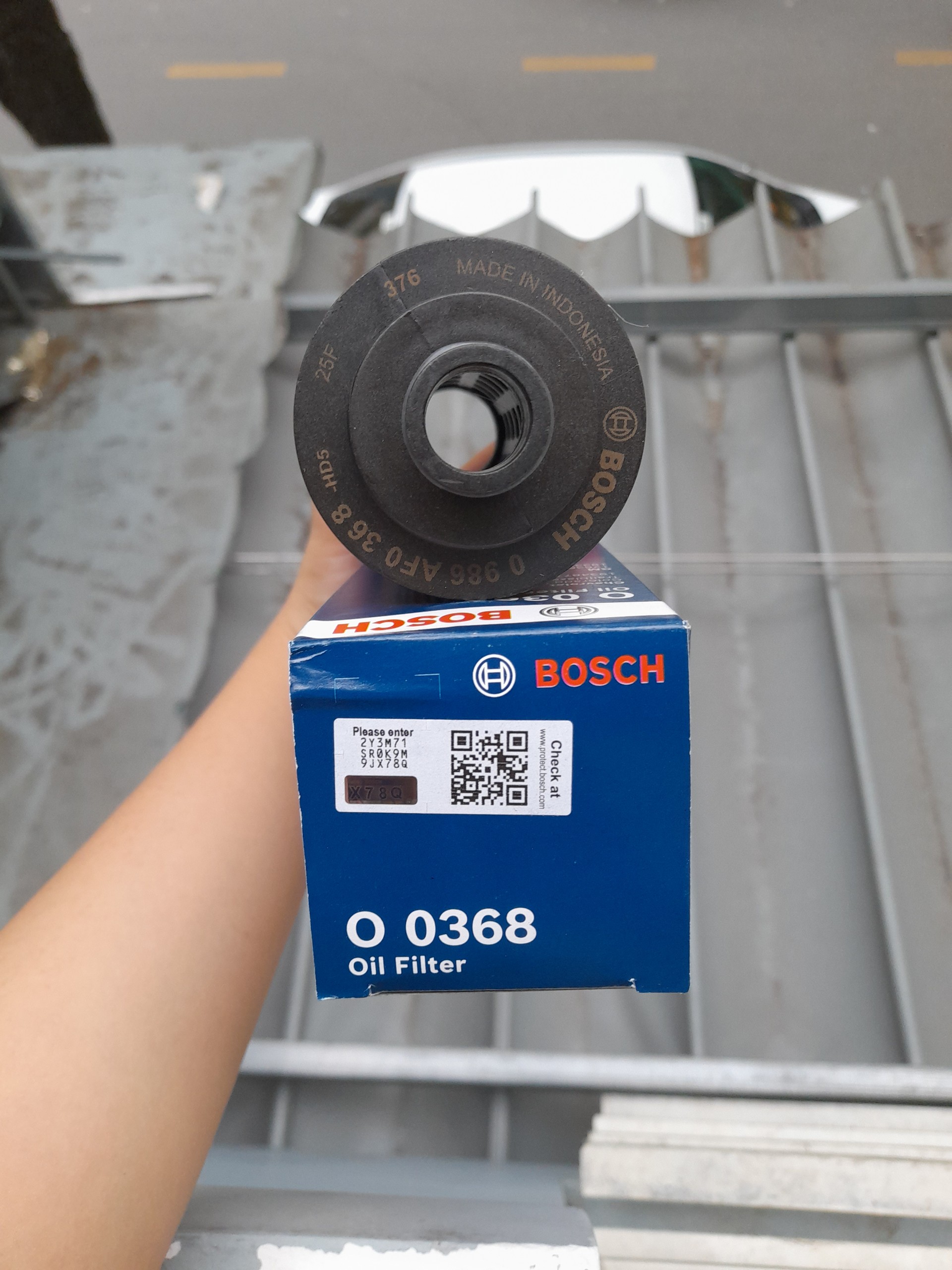 Lọc Nhớt Động Cơ (Lỗi Lọc Giấy) BOSCH O0368|Dành Cho CHEVROLET Colarodo 2.5 ( 14-17); Colorado 2.8 (17-); Trailblazer.vv