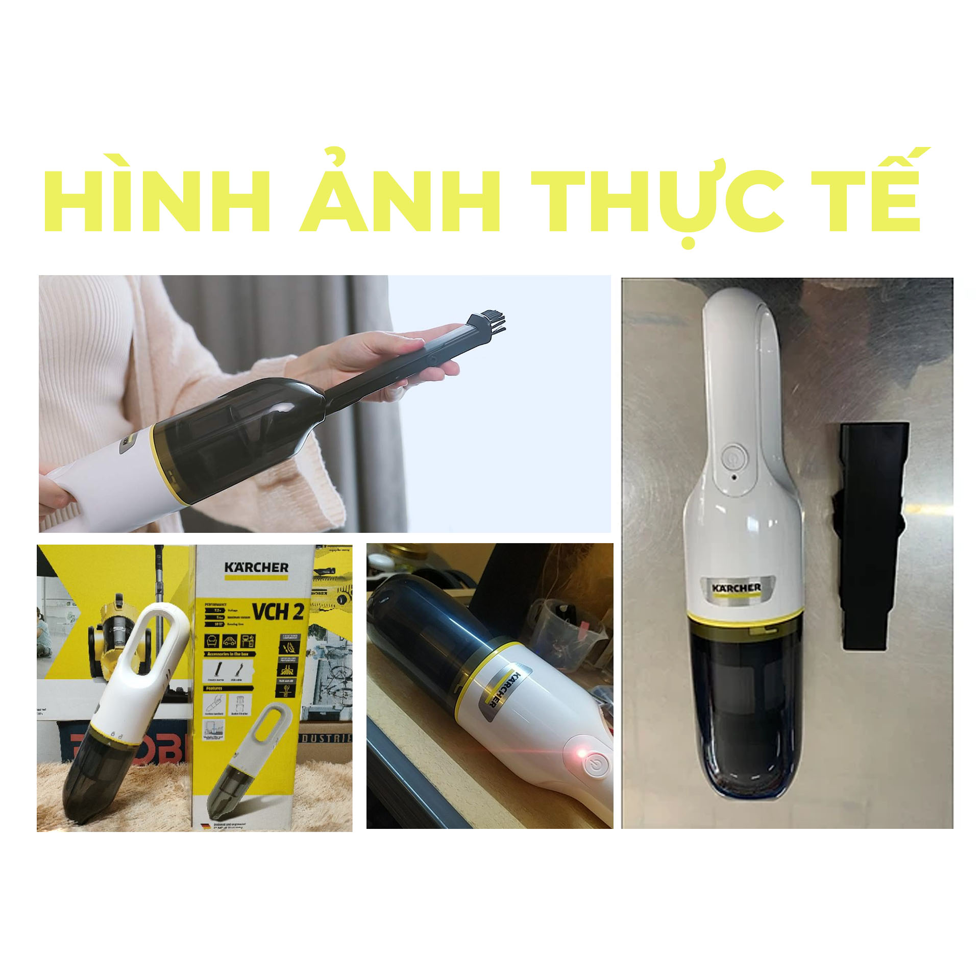 Máy hút bụi dùng pin Karcher VCH2 hàng chính hãng 