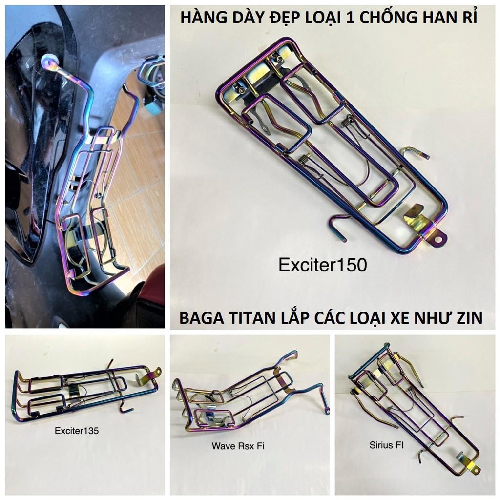 Baga titan xe máy loại dày đẹp siêu cứng hàng cao cấp lắp chuẩn cho các xe