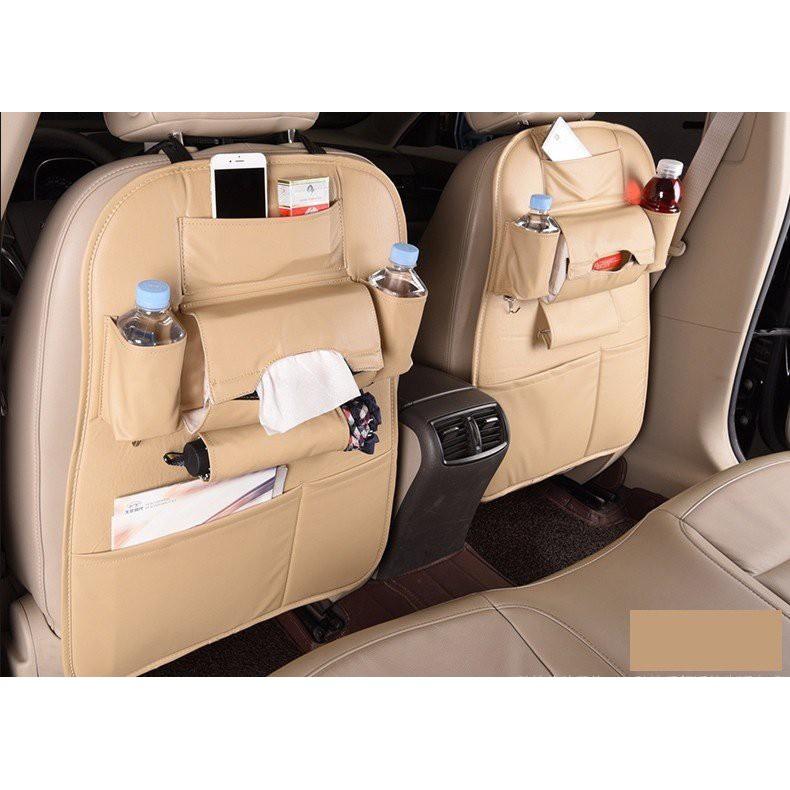 Túi đựng đồ trên oto, túi treo đồ ghế sau oto bằng da 206566