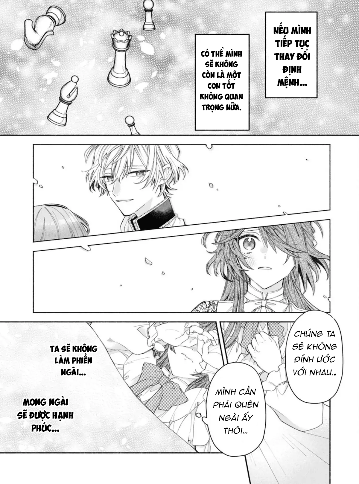 vì đã trở về thân phận ác nữ nên tôi nghĩ mình sẽ chạy trốn khỏi hoàng tử CHƯƠNG 4.2 11