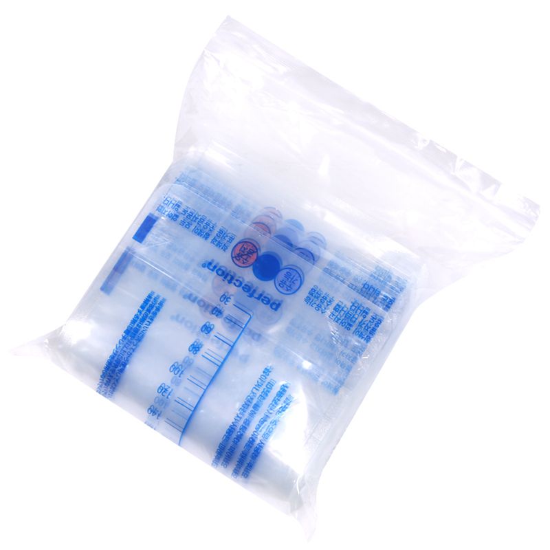 30Pcs 250Ml Bé Rõ Ràng Lưu Trữ Sữa Mẹ Túi Ăn Tủ Đông Container Ăn Rắn Ăn Bé Thực Phẩm Lưu Trữ