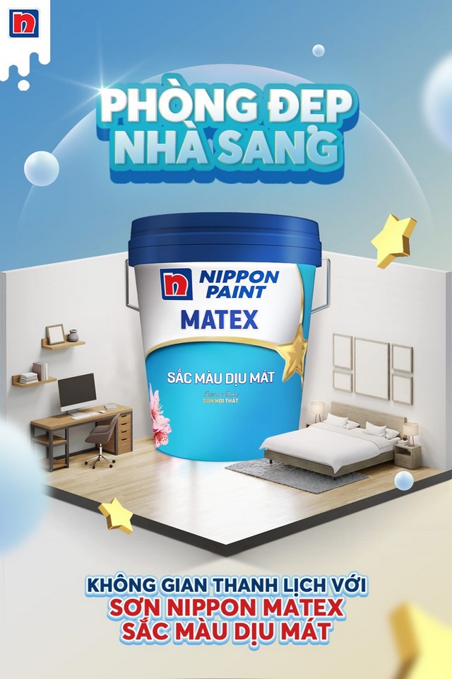 Sơn nội thất Matex Sắc Màu Dịu Mát (MÀU TRẮNG)