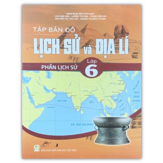 Sách - Tập bản đồ lịch sử và địa lí 6 phần lịch sử