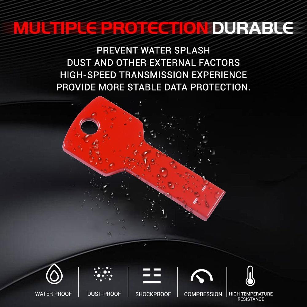 Usb Lưu Trữ Dữ Liệu 64GB 32GB Hình Chìa Khóa Tiện Dụng