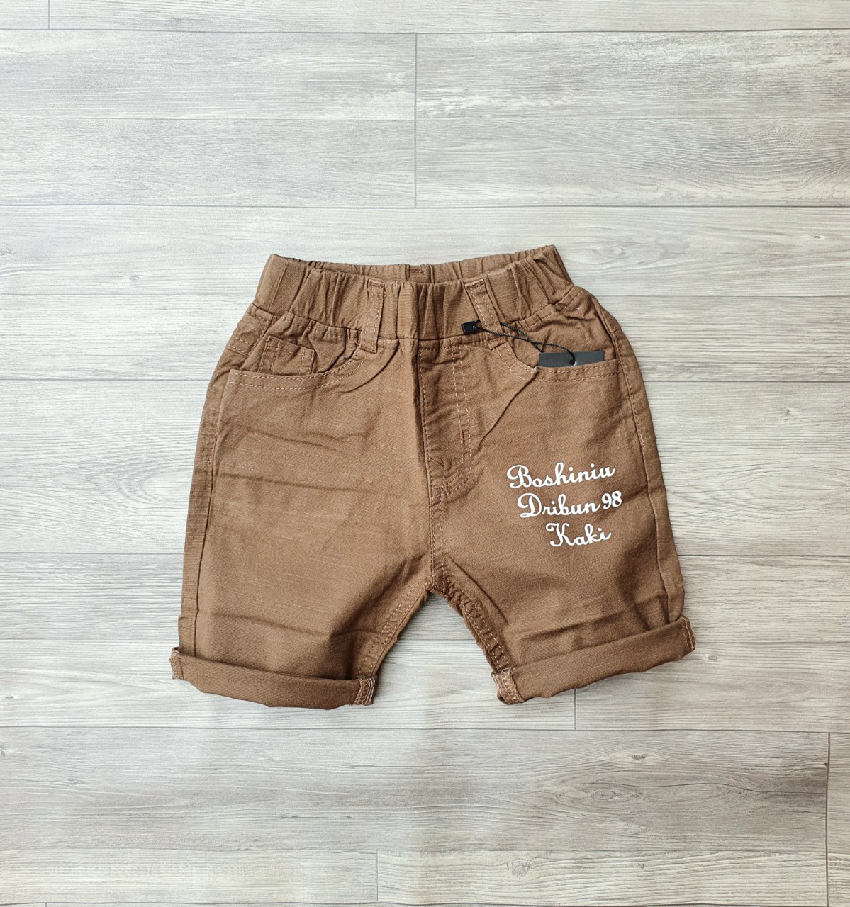 Quần đùi cho bé trai size 8-28kg chất linen mềm mịn mát