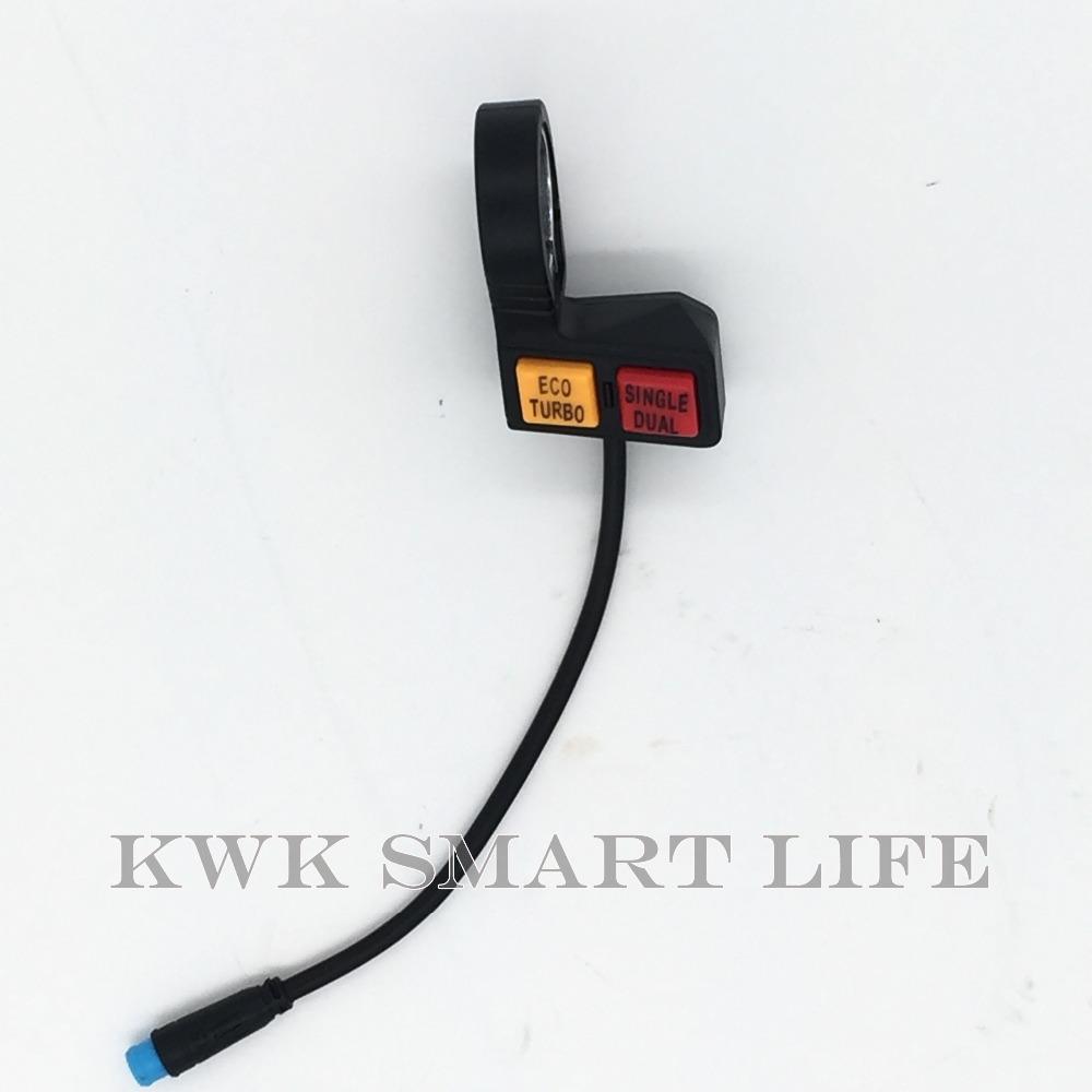 Công Tắc ECO TURBO Đơn Công Tắc Kép Nút Đa Năng Cho Xe Điện Kaabo Bọ Ngựa Chiến Binh Sói Color: Switch 2 Pieces