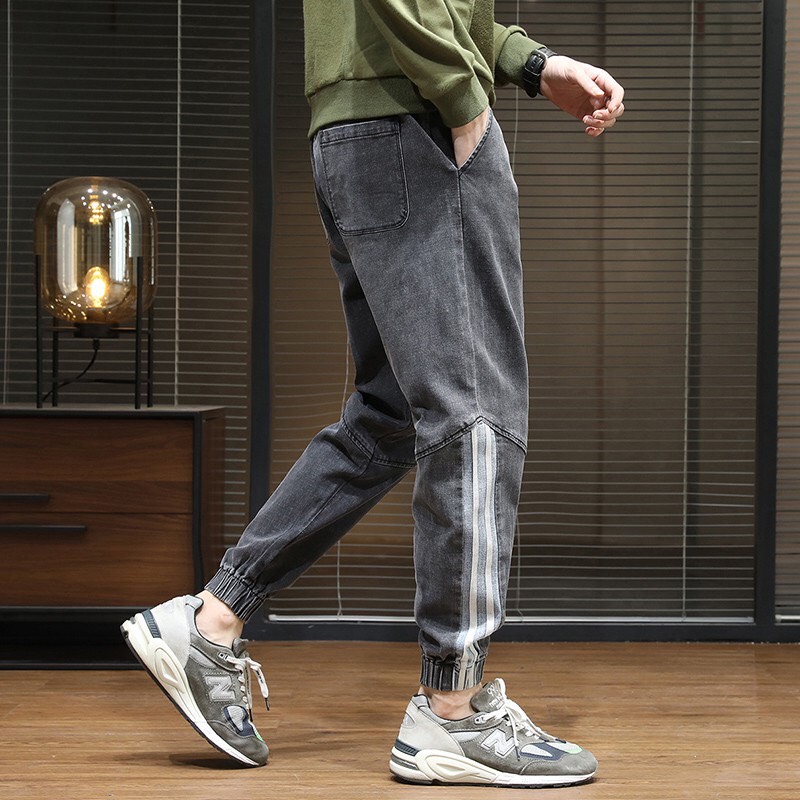 Quần jean jogger nam cao cấp Quảng châu, phong cách cá tính