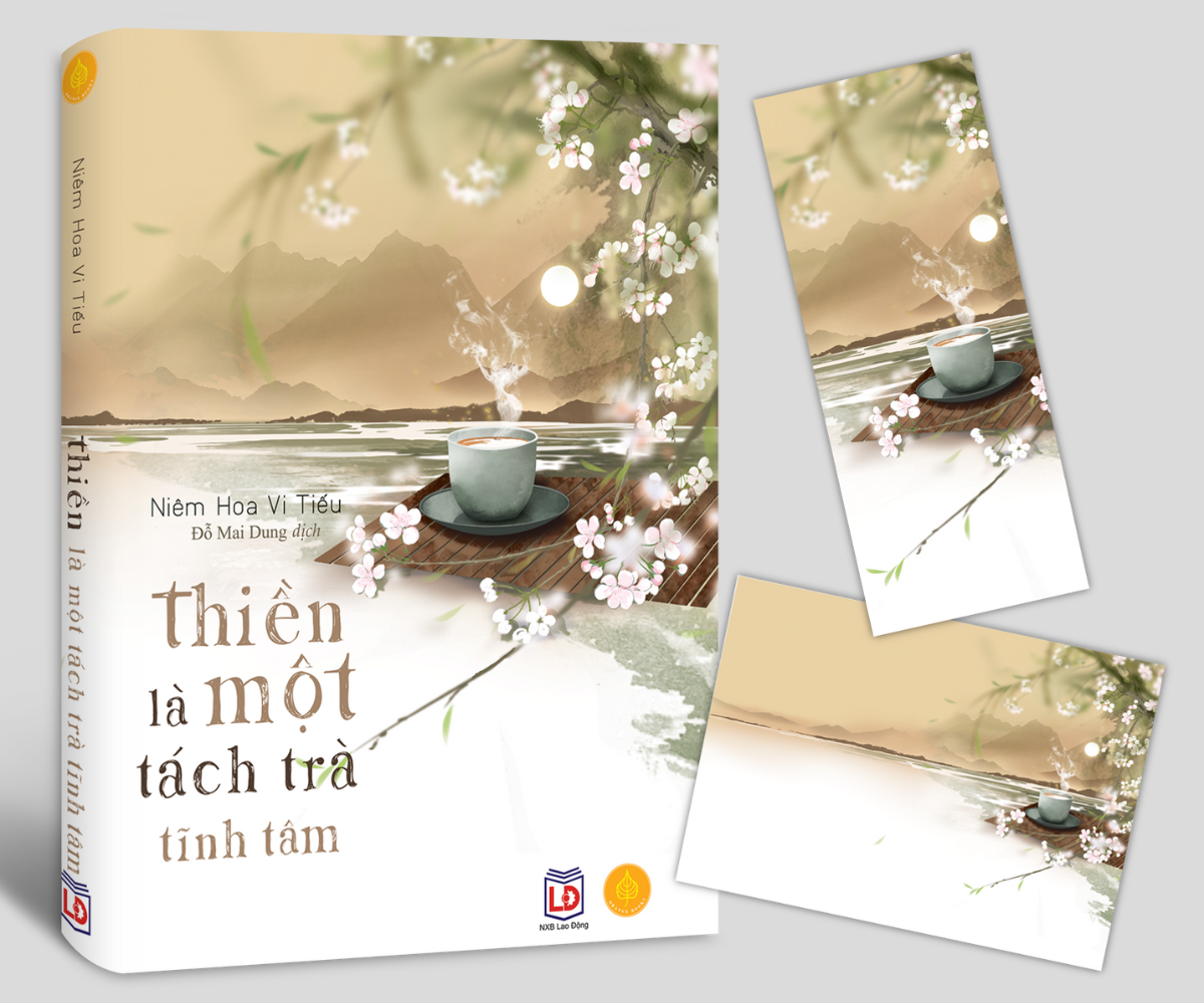 Sách thiền Là một tách trà tĩnh tâm-Tác giả Niêm Hoa Vi Tiếu - Á Châu Book