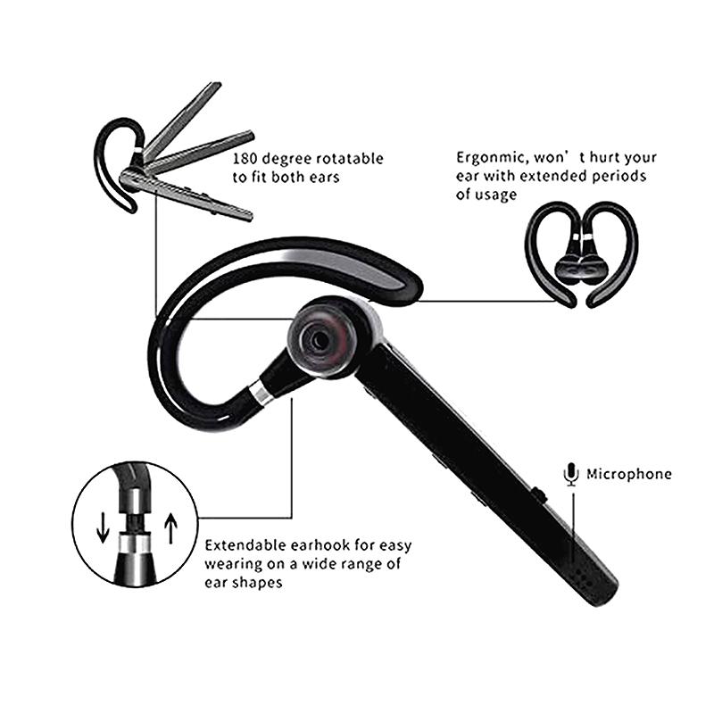 2021 Mới Nhất B5 Bluetooth Không Dây Tai Nghe Stereo Tai Nghe Chống Ồn Tai Nghe Có Mic Cho Tất Cả Điện Thoại Thông Minh