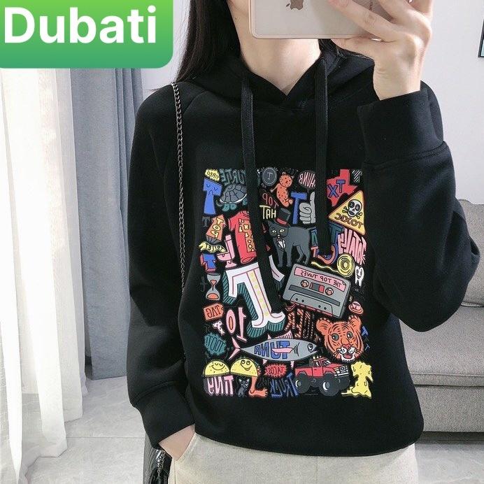 ÁO KHOÁC NỈ HOẠT HÌNH HARUKU, ÁO KHOÁC HOODIE NAM NỮ CHẤT VẢI DÀY PHONG CÁCH HÀN HOT- DUBATI FASHION