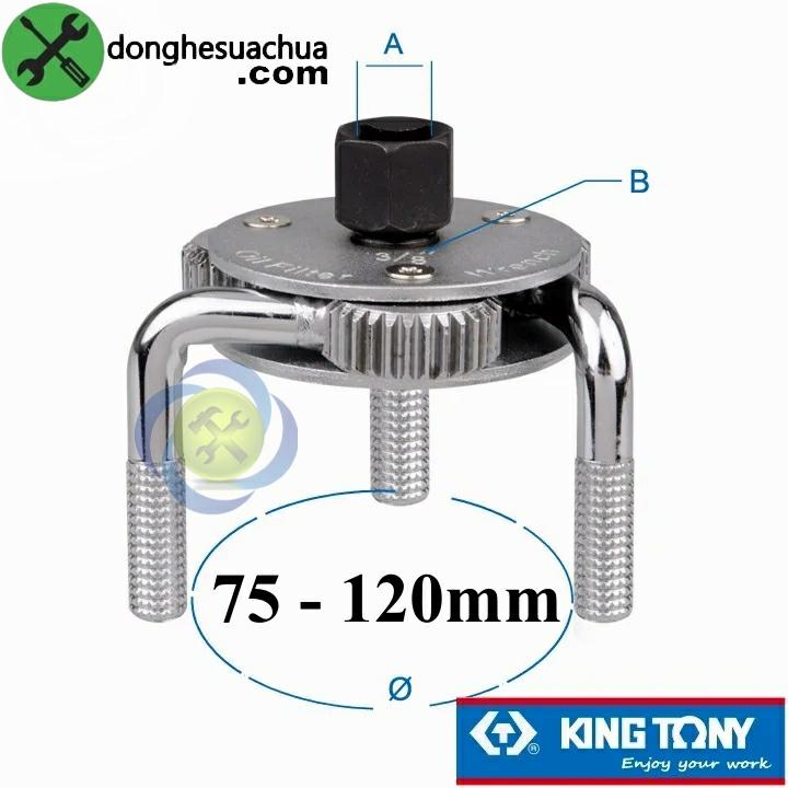 Cảo lọc dầu 3 chấu chân tròn Kingtony 9AE-43