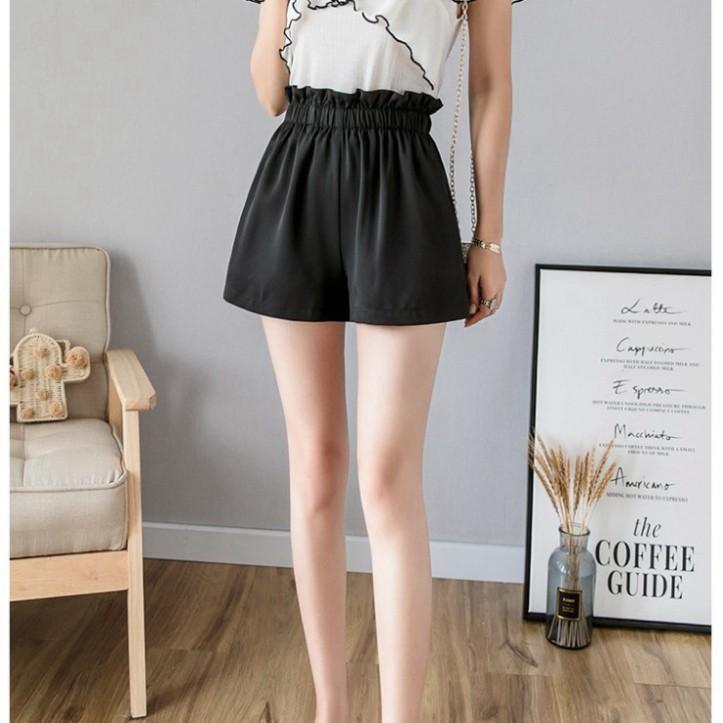 Quần short lưng thun cạp cao freesize nhiều màu CRQ029