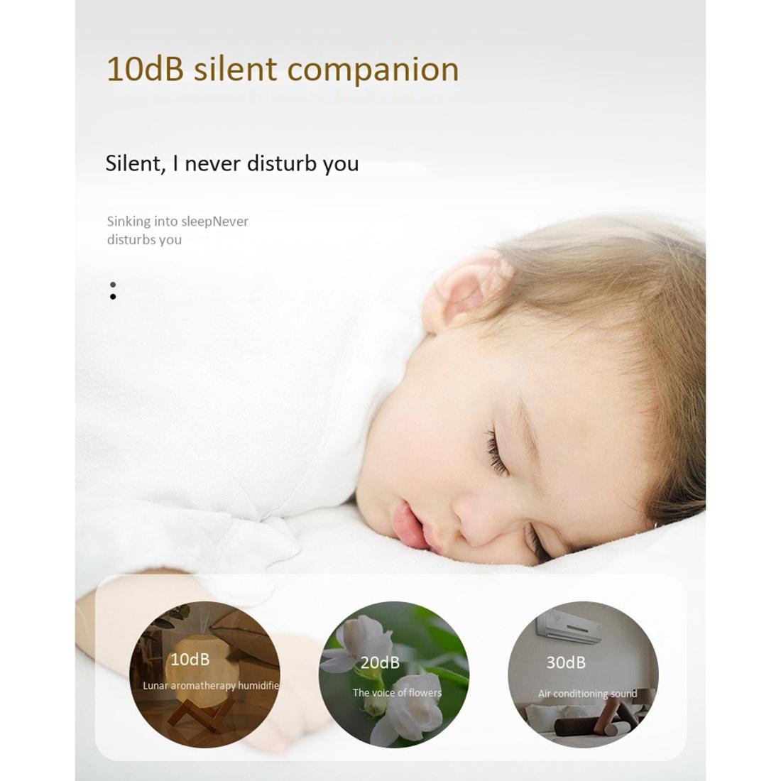 Hương Thơm Khuếch Tán Tinh Dầu Siêu Âm Tinh 880Ml Không Khí Usb Tạo Độ Ẩm Trăng Tròn Đèn Đèn Ngủ Thoáng Mát Sương