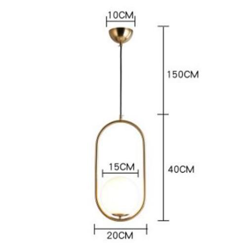 Đèn thả - đèn trang trí LIZI độc đáo kèm bóng LED chuyên dụng