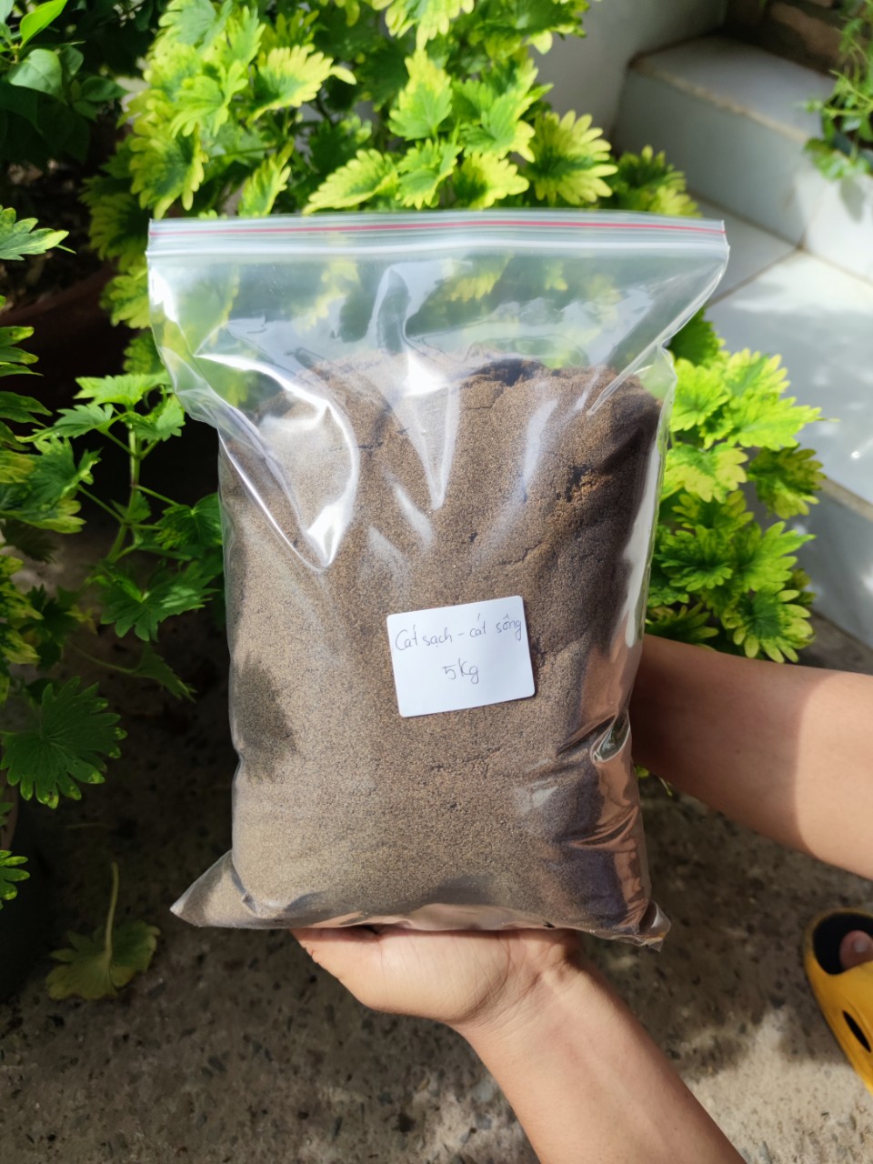 Cát sạch túi 5KG - Cát dùng trong xây dựng và lĩnh vực nông nghiệp