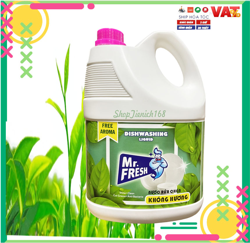 Nước rửa chén Mr.Fresh 4,2L Hương Quế