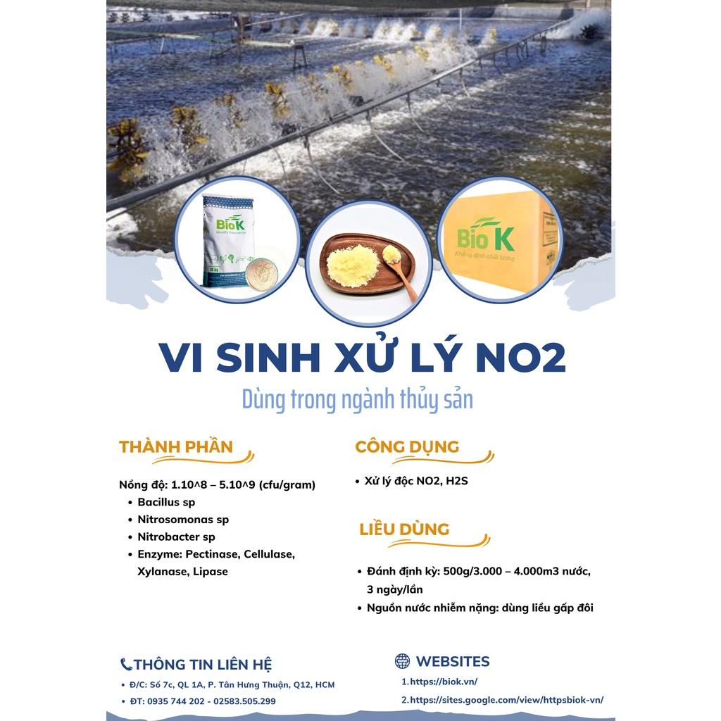 Vi sinh xử lý NO2, xử lý khí độc ao nuôi
