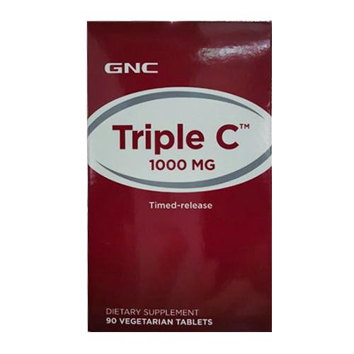 Thực Phẩm Chức Năng Hỗ trợ tăng sức đề kháng GNC TRIPLE C 1000 MG chai 90 viên