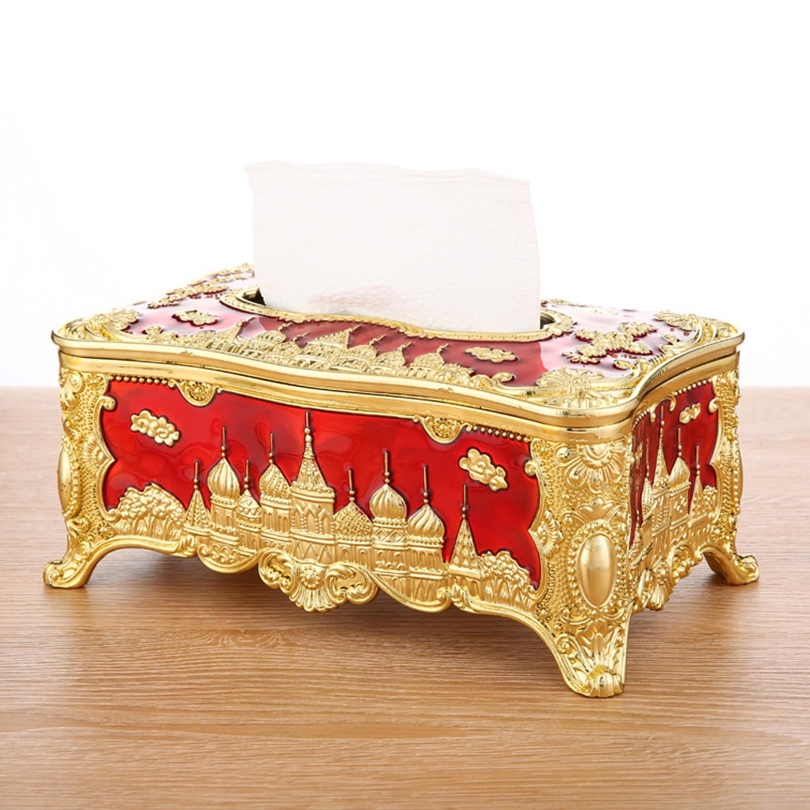 2pcs Beautiful Tissue Box Holder Storage Box Dispenser