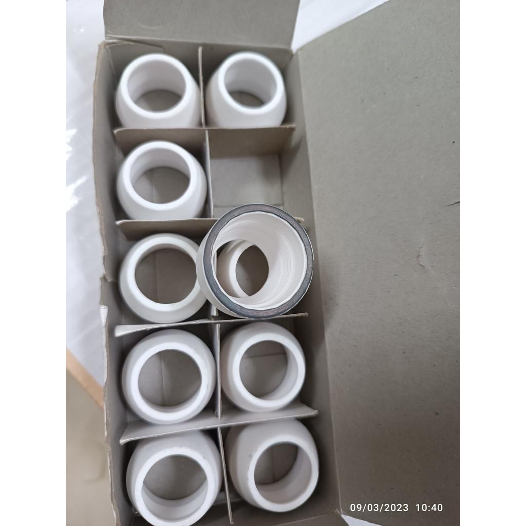 Chụp khí cắt plasma P80 - Sứ cắt plasma P80 loại tốt có viền kim loại bảo vệ sứ