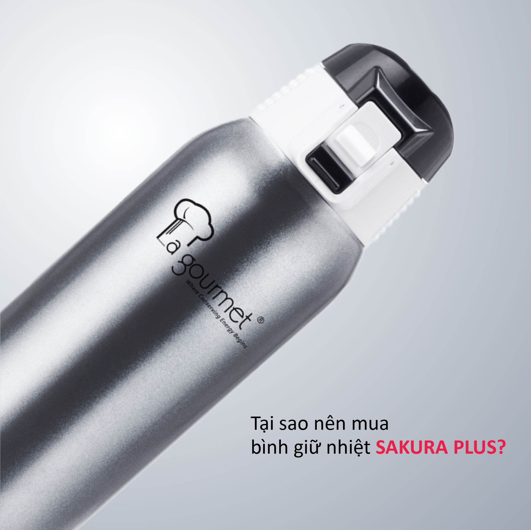 Bình giữ nhiệt cao cấp La gourmet Sakura Plus 750ml - 338648