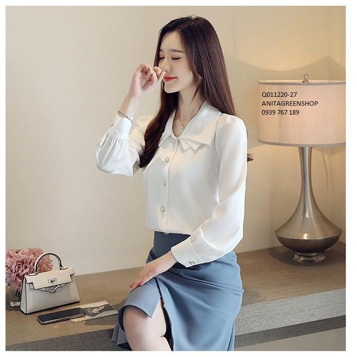 Q011220 ÁO SƠ MI NỮ CÔNG SỞ