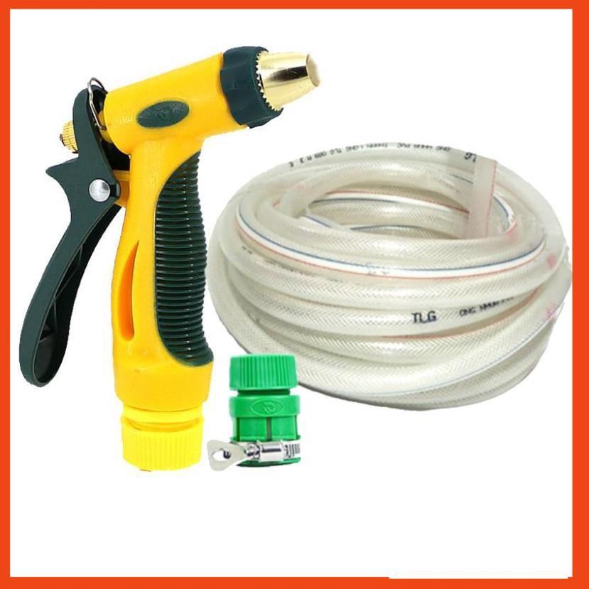 Bộ dây vòi xịt nước rửa xe,tưới cây tăng áp 3 lần 3-5M 206317