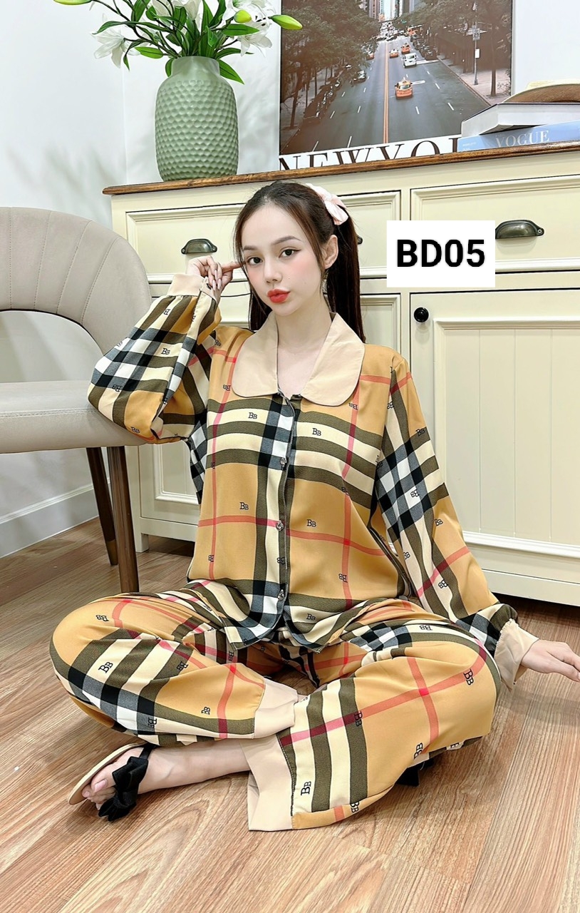 Đồ bộ nữ Lụa Mango Size Lớn tay dài quần dài BD05