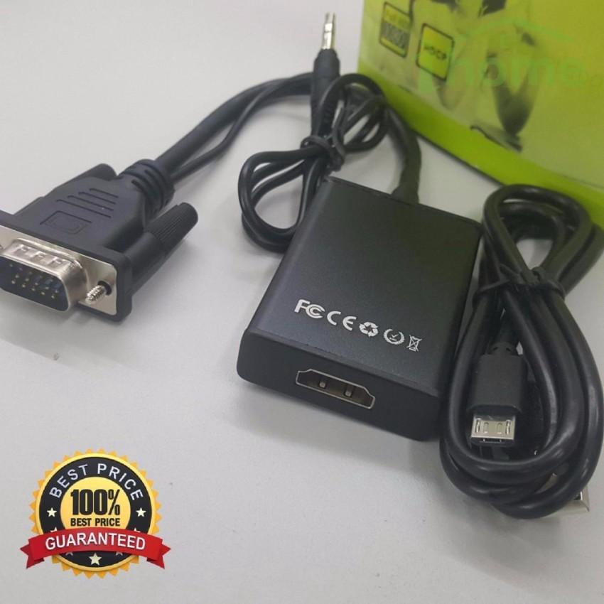 Cáp chuyển đổi từ VGA sang HDMI cáp VGA TO HDMI CÓ ÂM THANH