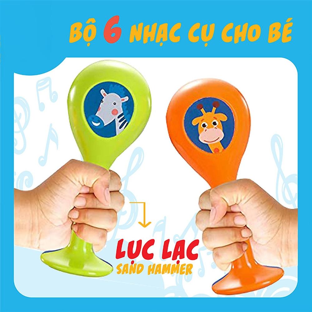 Bộ Đồ Chơi 6 Nhạc Cụ Cho Bé - Peek A Boo PAB015