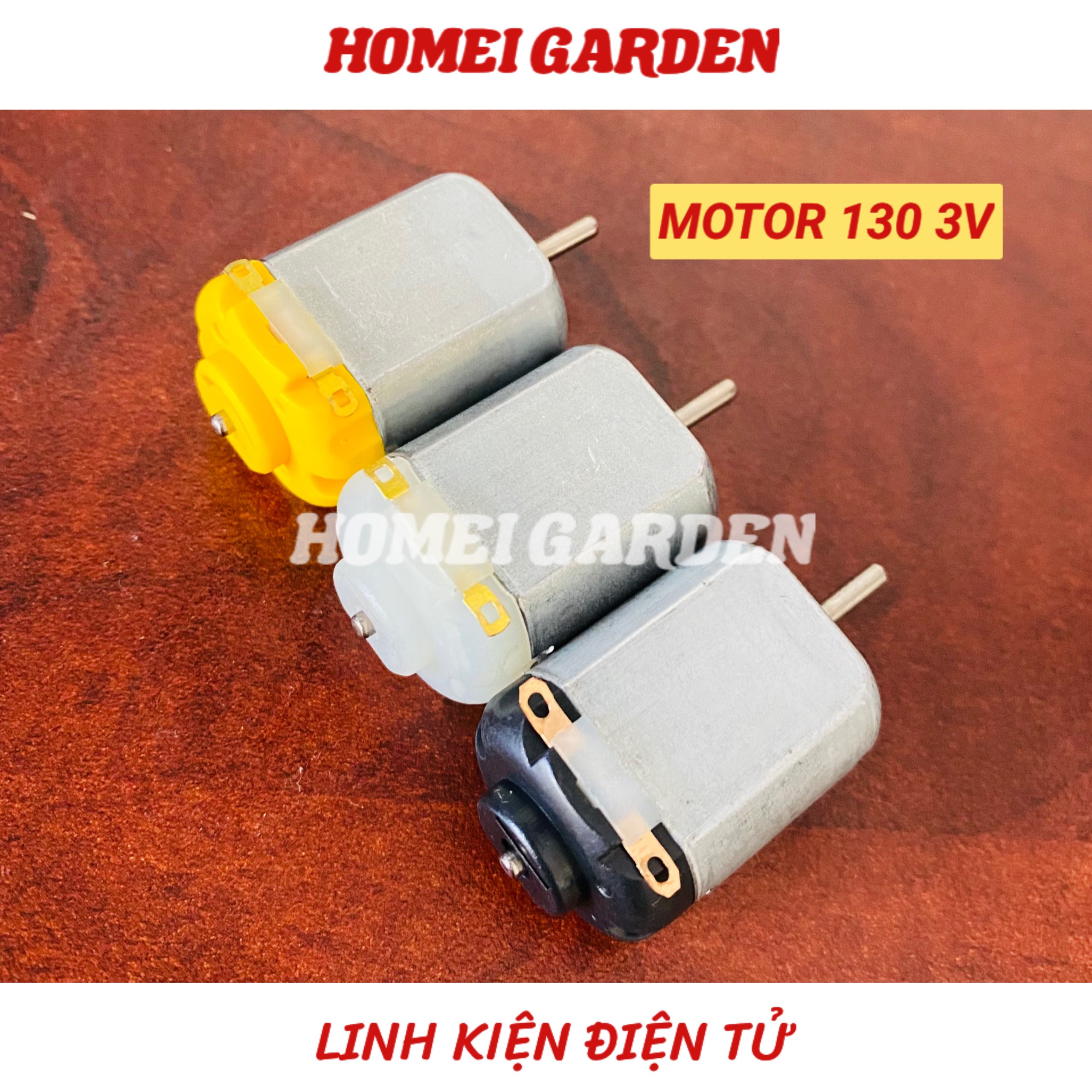 Motor mini 3v mẫu 130 sử dụng nguồn pin mới 100%