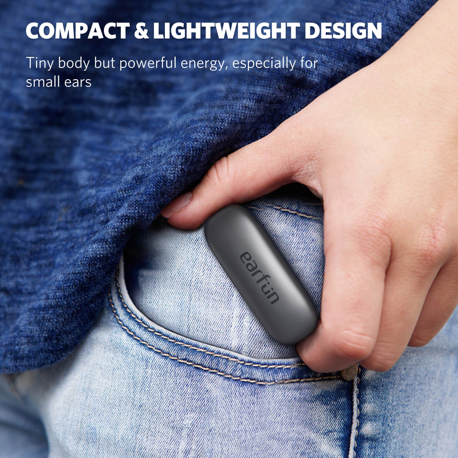 Tai nghe True Wireless EarFun Free Pro 2 - Chống ồn chủ động siêu nhỏ, QuietSmart 2.0 40db, Xuyên âm, Bluetooth 5.2, Độ trễ thấp 80ms, sạc Type-C, Pin 30 giờ, Chống nước IPX5, Sạc không dây Qi - Hàng chính hãng
