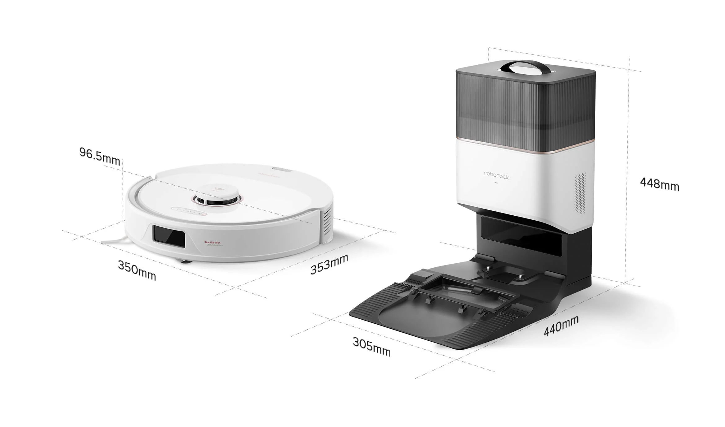 Robot Hút Bụi Lau Nhà Roborock Q8 Max - Lực Hút 5500Pa - 02 Chổi Cuộn - Hàng Chính Hãng - Bảo Hành 24 Tháng