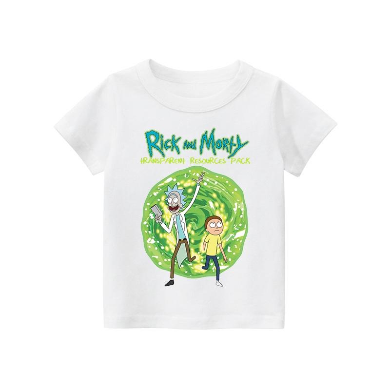 Áo thun trẻ em RICK AND MORTY , 8 màu áo, đầy đủ size có big size, MÀU KHÁC NHẮN TIN SHOP