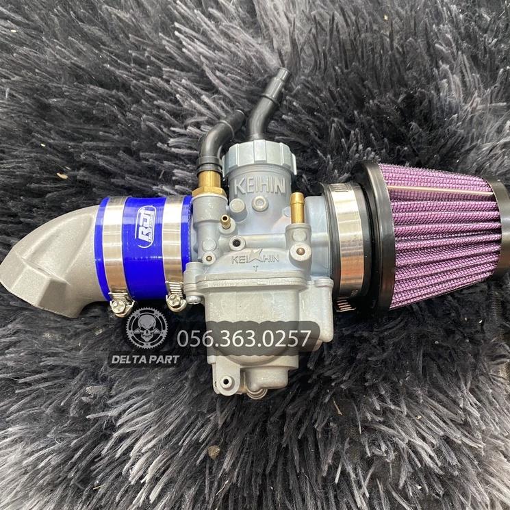 Bình xăng con Nova LS 125  lắp wave dream + co cao su chống rách + lọc bánh ú KN