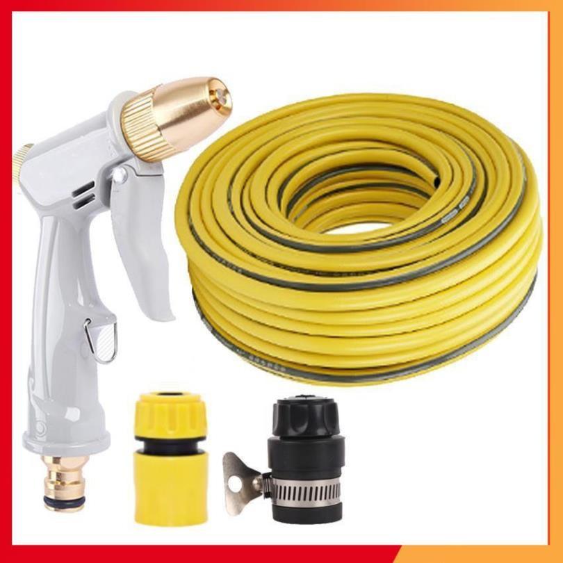Bộ dây vòi xịt nước rửa xe, tưới cây tăng áp 3 lần, loại 20m 206846