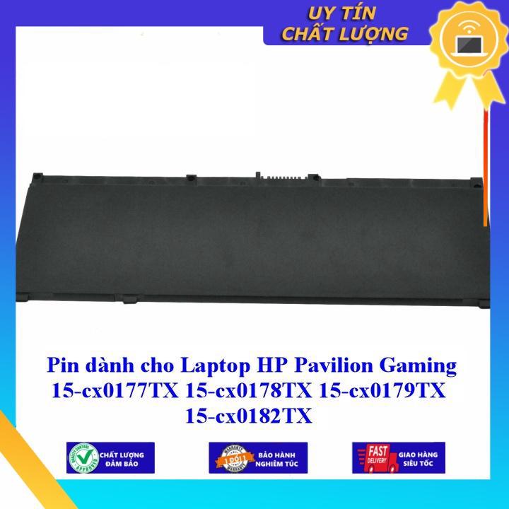 Pin dùng cho Laptop HP Pavilion Gaming 15-cx0177TX 15-cx0178TX 15-cx0179TX 15-cx0182TX - Hàng chính hãng  MIBAT1480