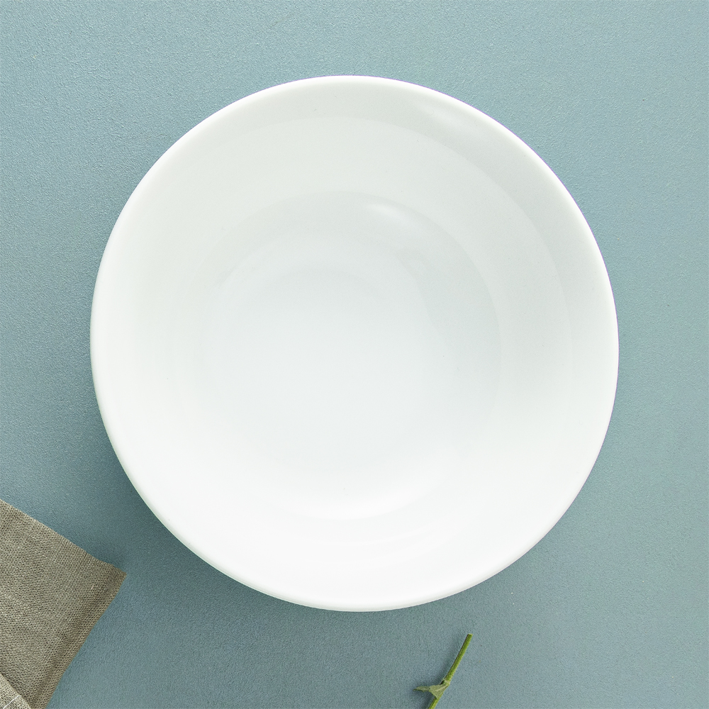 Combo tô choãng 8" kèm muôi cong sứ Long Phương