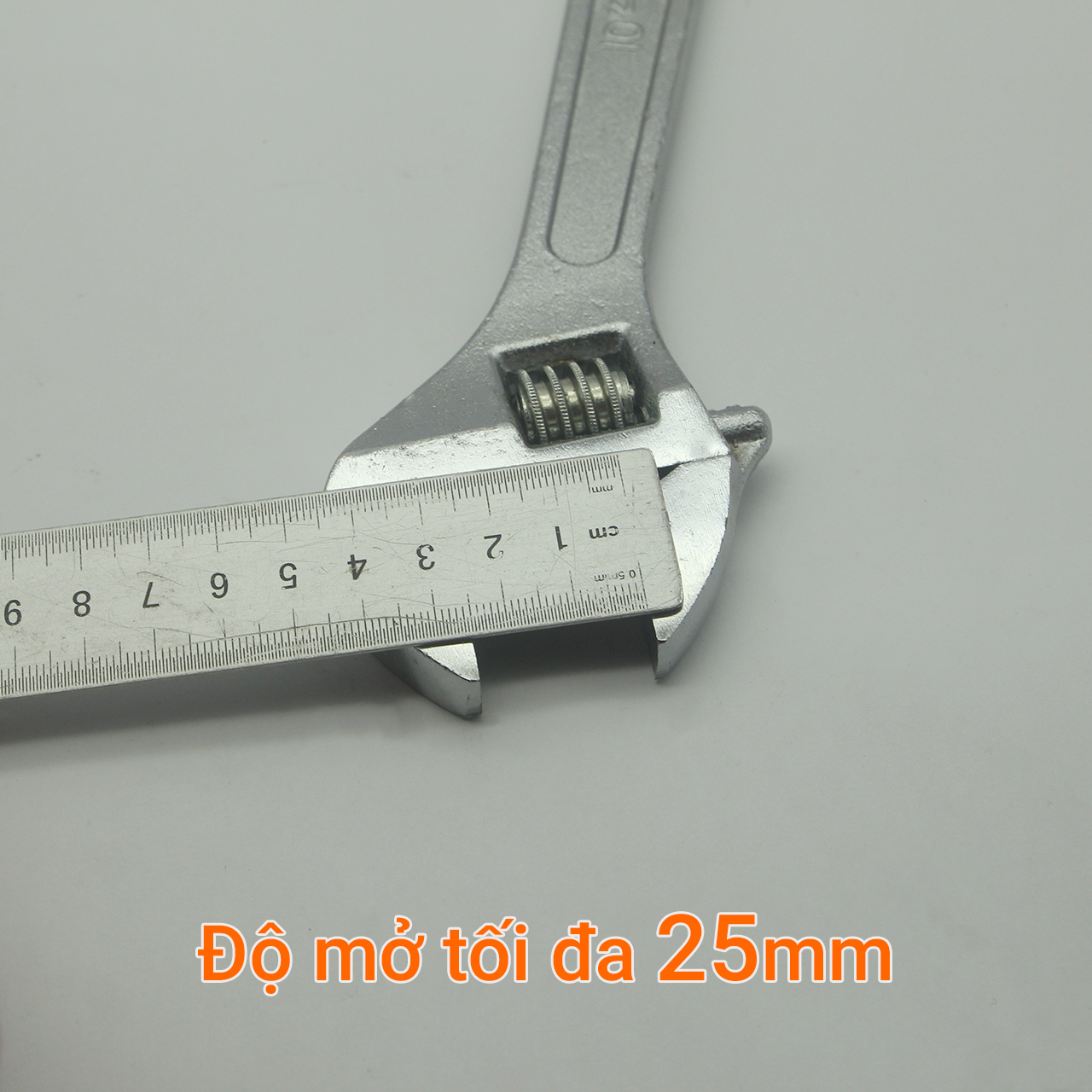 Mỏ lết trắng 10 inch-250mm độ mở tối đa 25mm