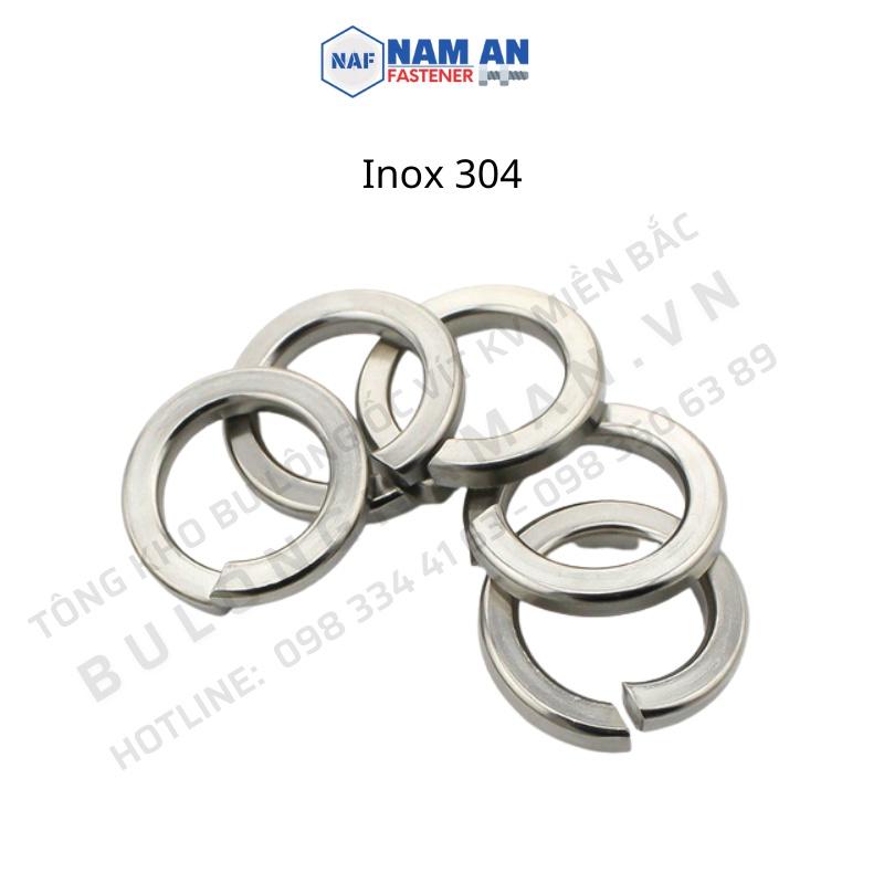 200 con Long đền vênh inox 304 M6, M8, M10, M12, long đen inox 304, vòng đệm inox 304