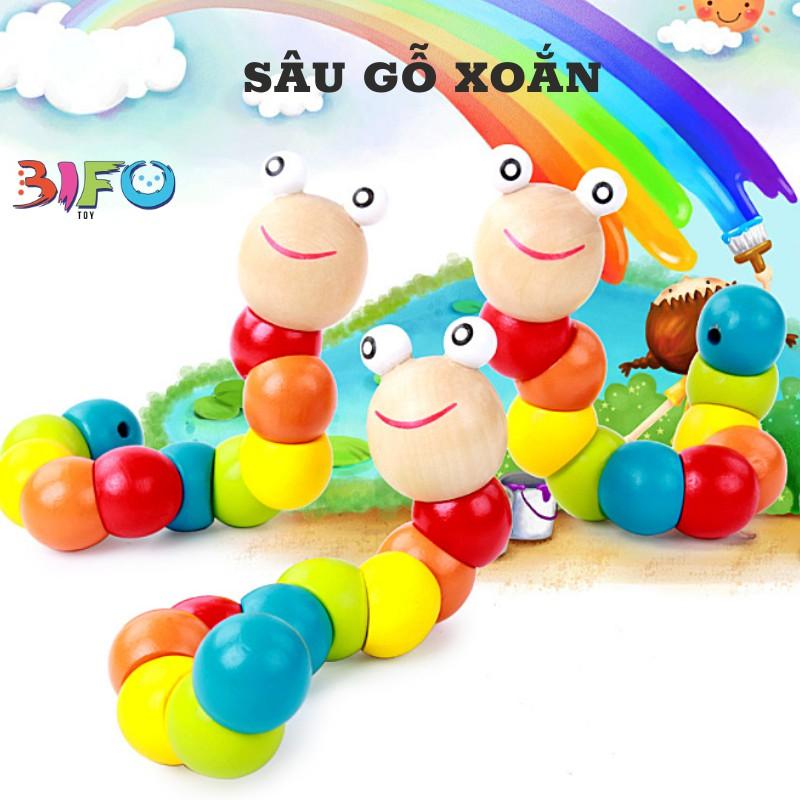 Combo 7 đồ chơi giáo dục bằng gỗ phát triển trí tuệ, an toàn cho bé