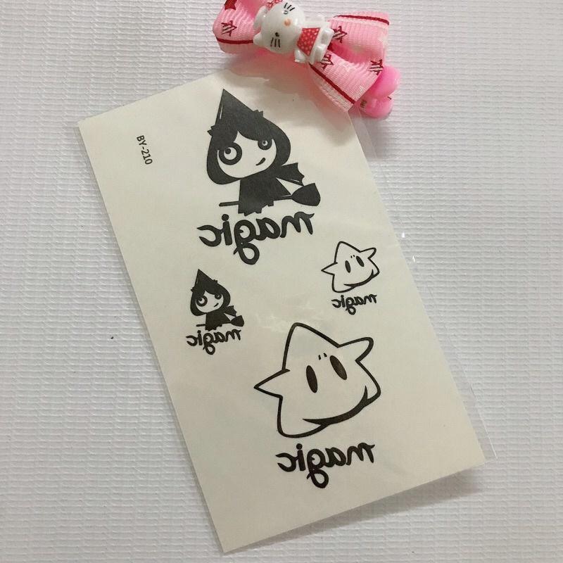 Combo 6 tấm mèo và cá nhỏ 10x6cm