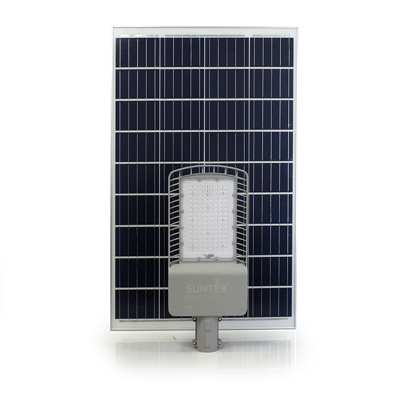 Đèn Đường Cao Áp Năng Lượng Mặt Trời SUNTEK SP-S30 Solar Street Light - Chip Led Nhập Khẩu Siêu Sáng, Hoạt động 22 giờ liên tục, Tự động Bật/Tắt, Chống Nước/Bụi/Sét
