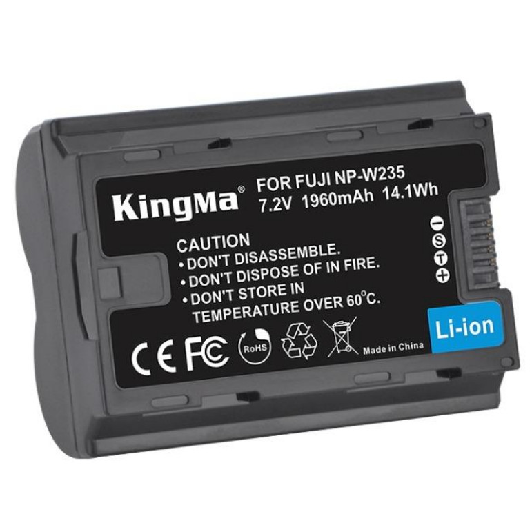 Pin Kingma cho Fujifilm NP-W235, Hàng chính hãng
