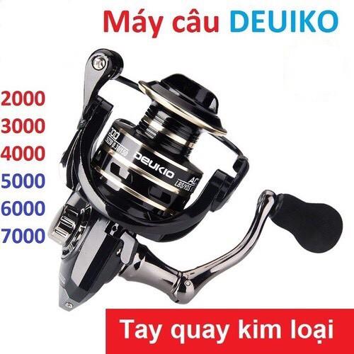 Máy câu cá kim loại Deukio AC 2000 - 7000 cực khỏe