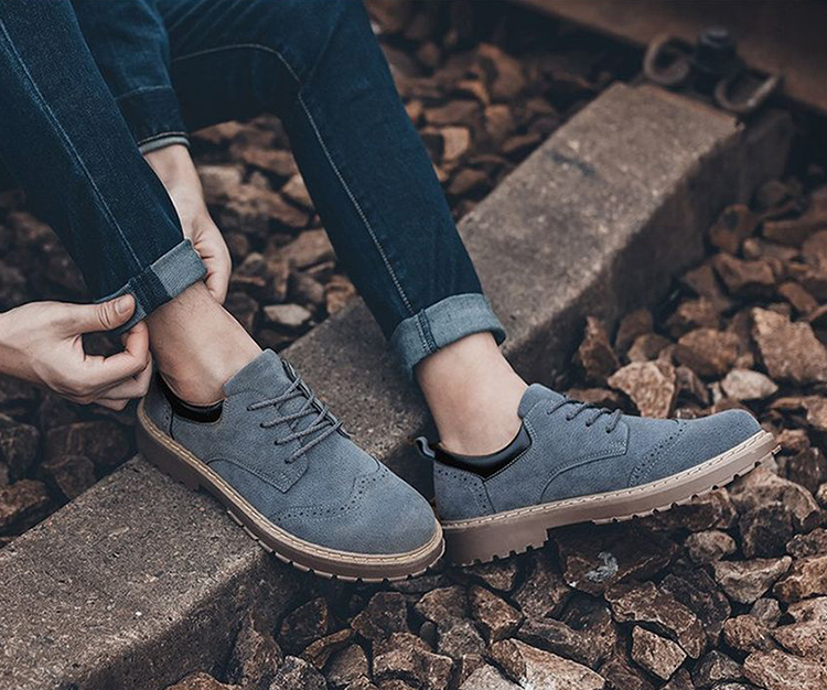 Giày Boot British Retro Cho Nam